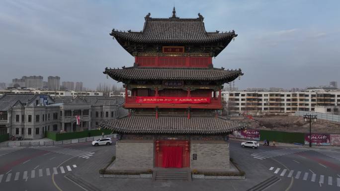 大同鼓楼大同宣传片素材大同片头大同地标