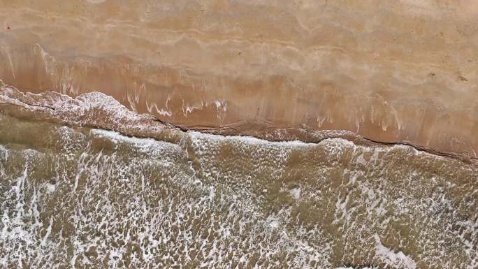 沙滩海浪海边浪花