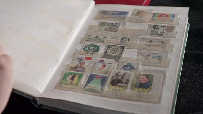 翻看老邮册 历史人物邮票