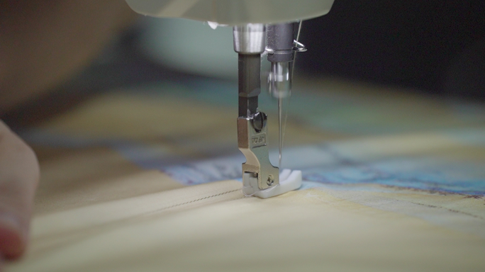 高清版家纺四件套被子缝纫与实验室检测