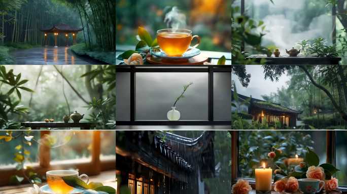 中式茶艺庭院禅意