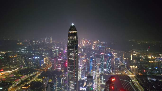 深圳夜景 深圳福田夜景