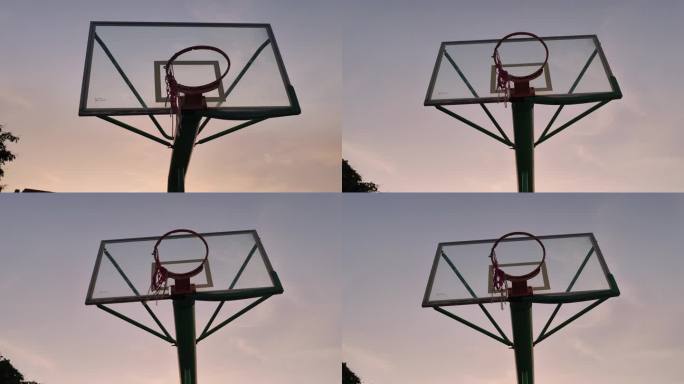篮球得分 篮球运动篮球圈练习扣篮瞄准罚球