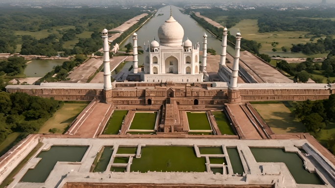 泰姬陵世界文化遗产印度宫殿印度地标