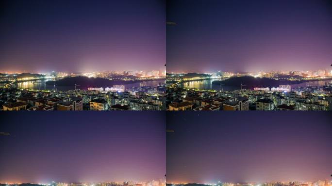 6K高清城市夜景星空延时摄影
