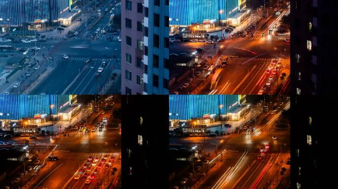 延时摄影：夜幕下的城市动脉