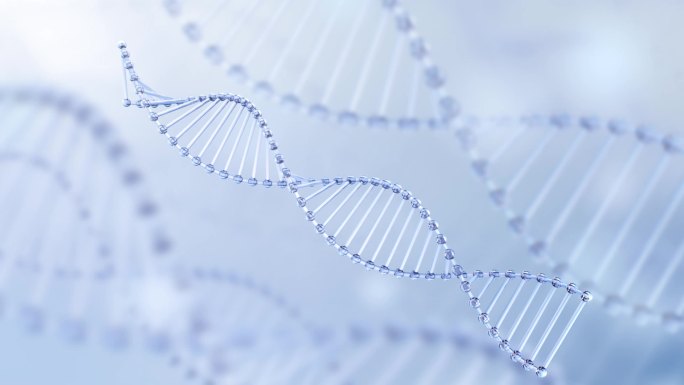 DNA双螺旋基因链4k视频素材