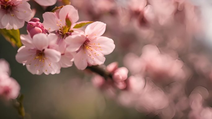 唯美清明桃花春景合集