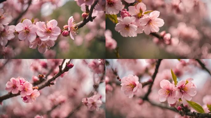 唯美清明桃花春景合集