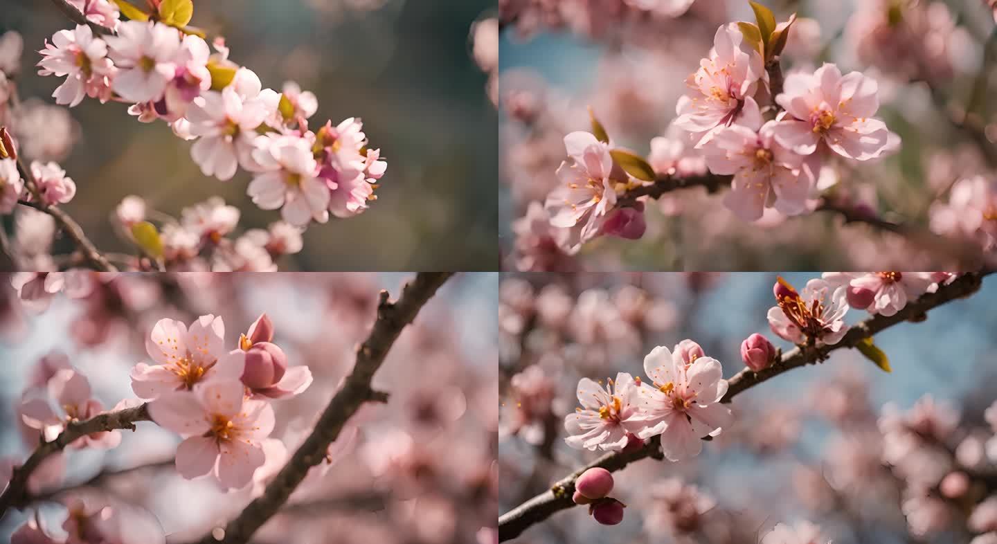 唯美清明桃花春景合集