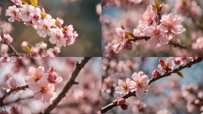 唯美清明桃花春景合集