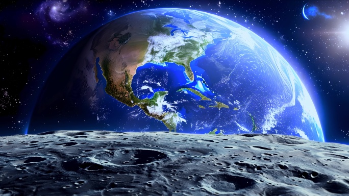 从月球看地球8k（原创）