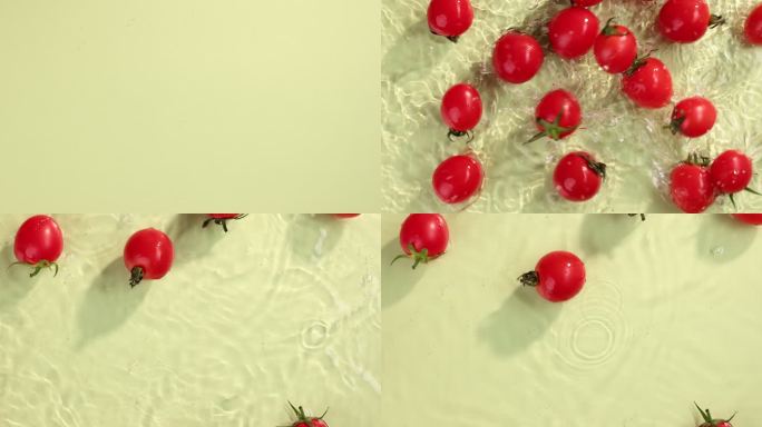 水果 千禧 圣女果 小柿子实拍视频慢动作