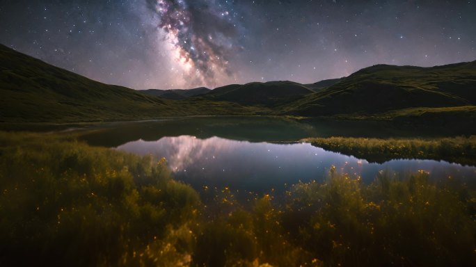 风光 风景 夜晚 星空