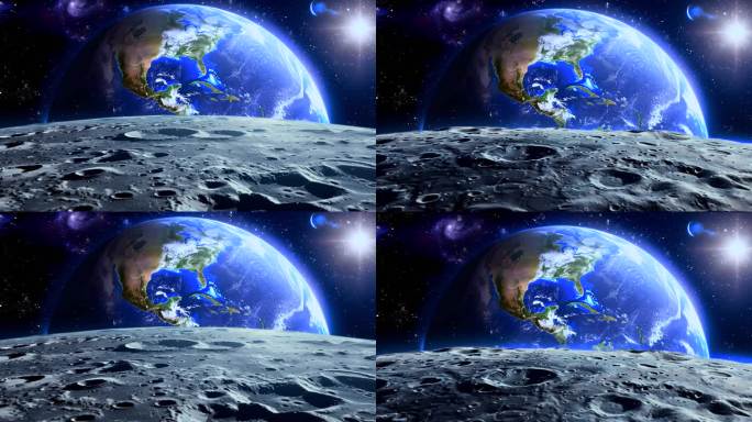 从月球看地球4k（原创）