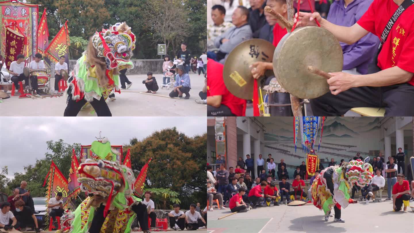 民间舞狮 传统习俗 广州舞狮