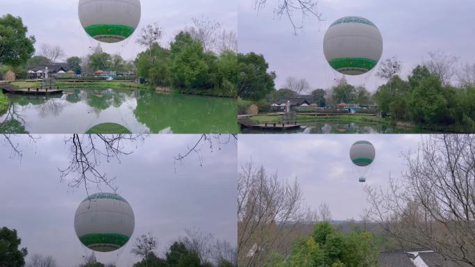 热气球西溪湿地