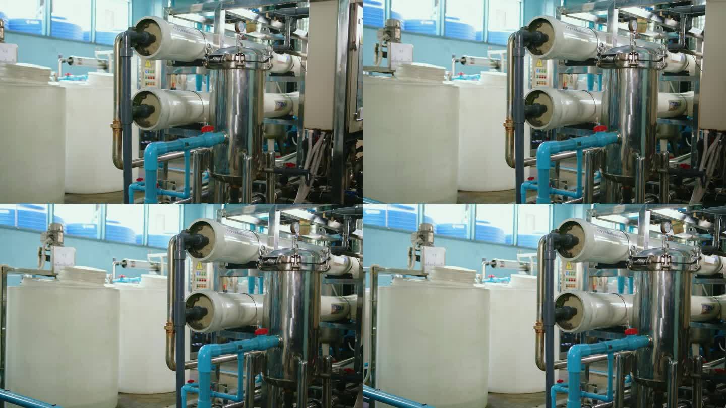 适合环境和技术的现代处理设施中的工业水过滤系统
