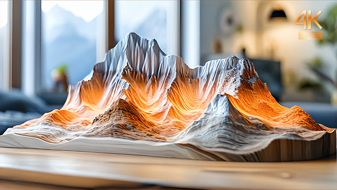 各种山体模型 雪山与矿山火山地貌科研教学