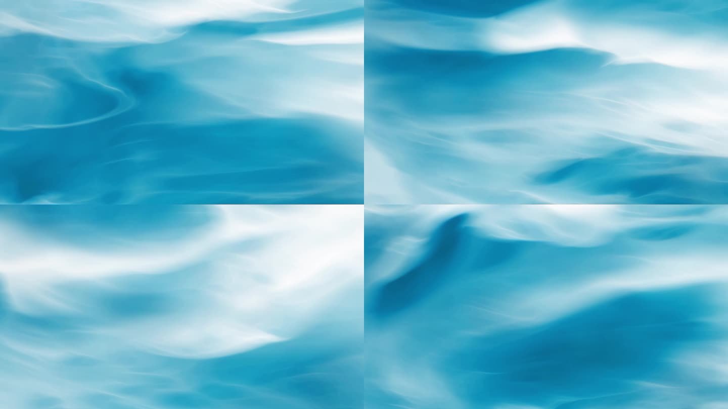 抽象蓝色流体流动