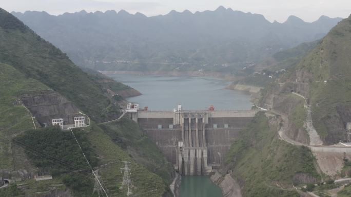 贵州能源水电站航拍