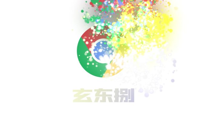 简约粒子logo开场动画