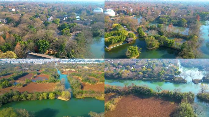 杭州西湖区西溪湿地美景风景视频素材