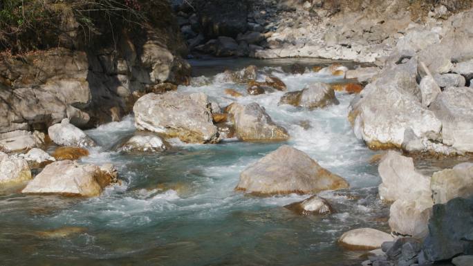 水流流水溪流河道