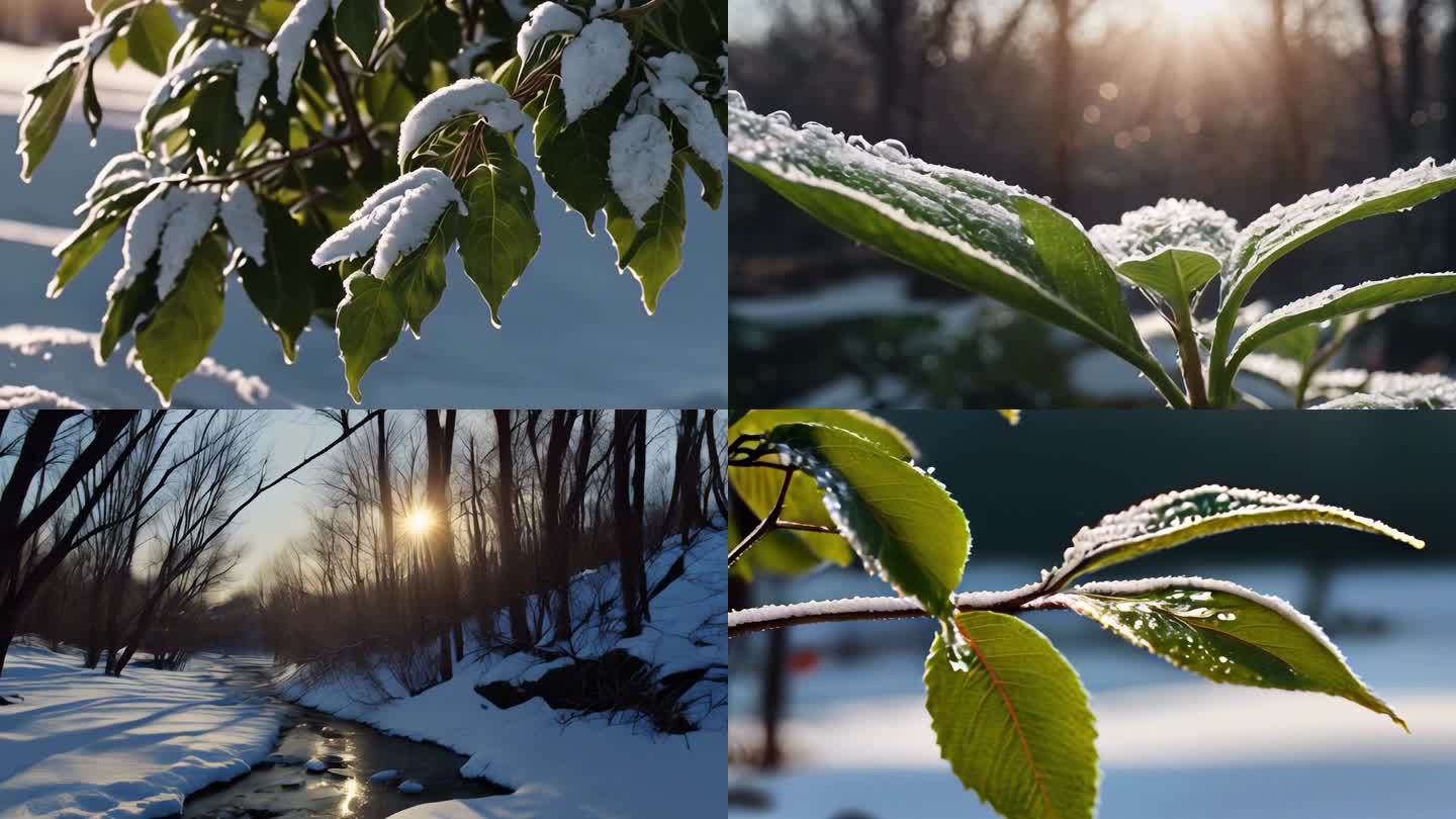 唯美意境雪景