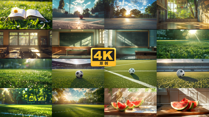 【精品合集】小清新校园唯美春天夏天空境