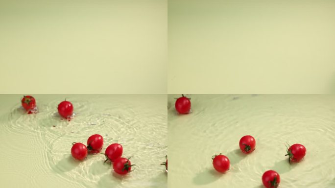 水果 千禧 圣女果 小柿子实拍视频慢动作
