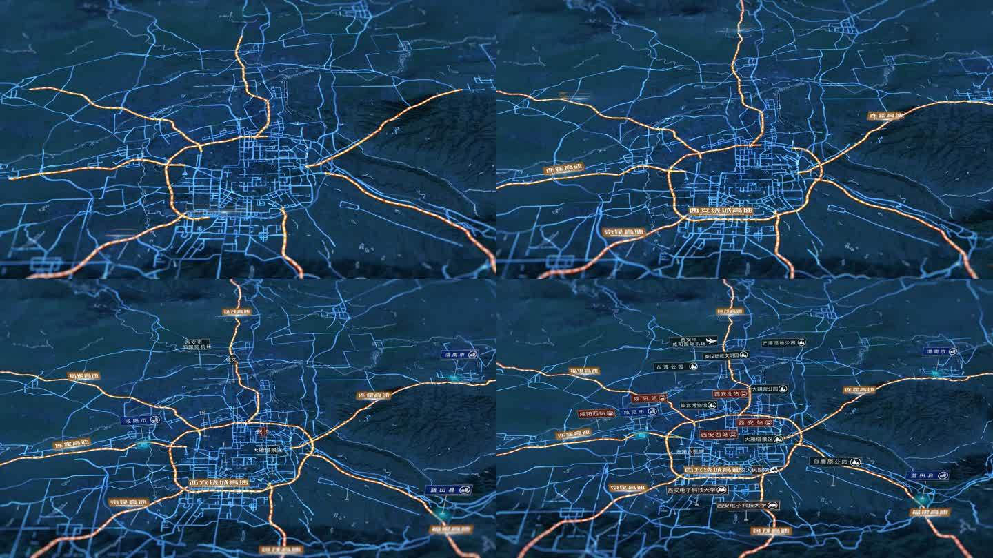 西安区位科技地图