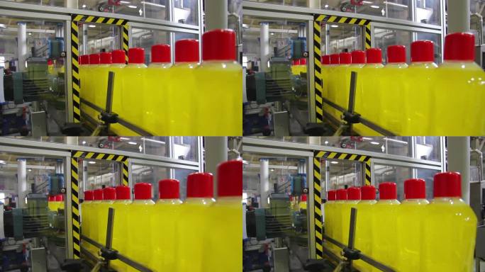 某工厂自动化生产线上的液体洗涤剂