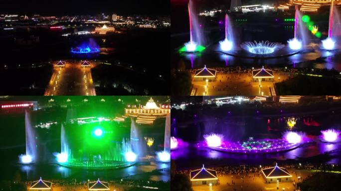 锡林湖音乐喷泉2