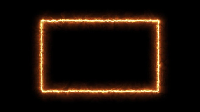火燃烧形状文字的光效模版（带通道和工程）