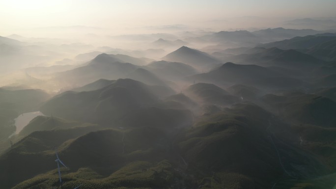 湖州九天山航拍