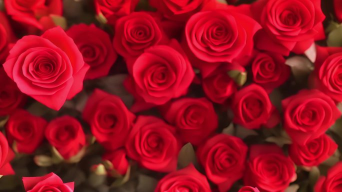 玫瑰鲜花花朵视频素材