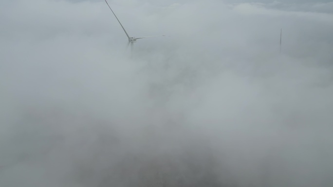 金华市廿四尖的云海风车