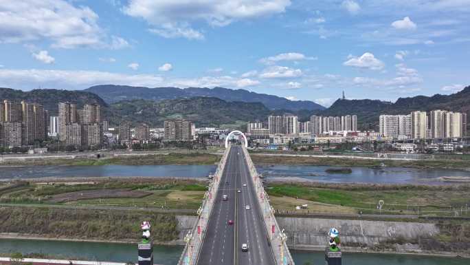 雅安市雨城区城市建设夕阳雅鱼