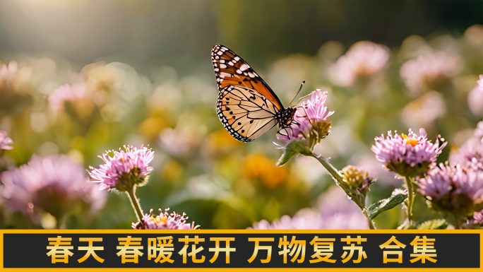 春天百花齐放万物复苏合集