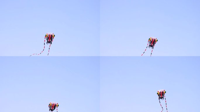 在天空中自由飞翔的风筝