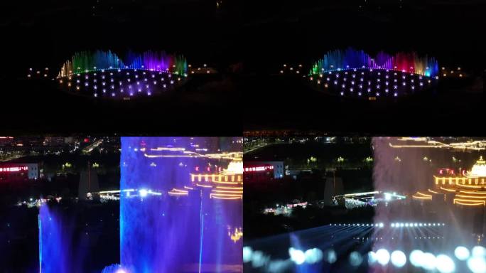 锡林湖音乐喷泉