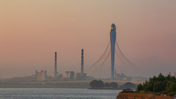 8-滨海湾延时-滨海湾大桥