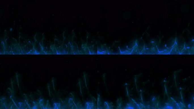 8k火焰-大火-蓝色火焰