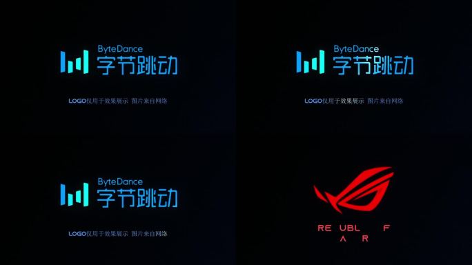 rog风格动态logo-AE模板