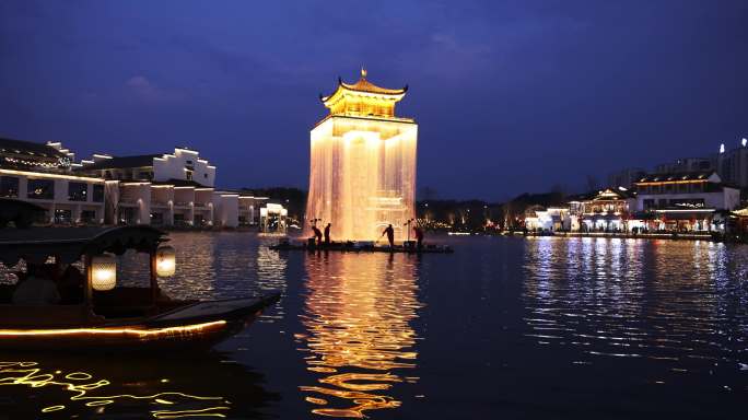 江西上饶婺源婺女洲夜景