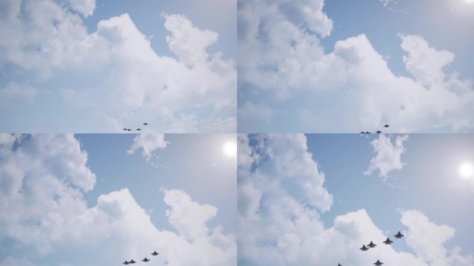 F-35C中队，天空真好