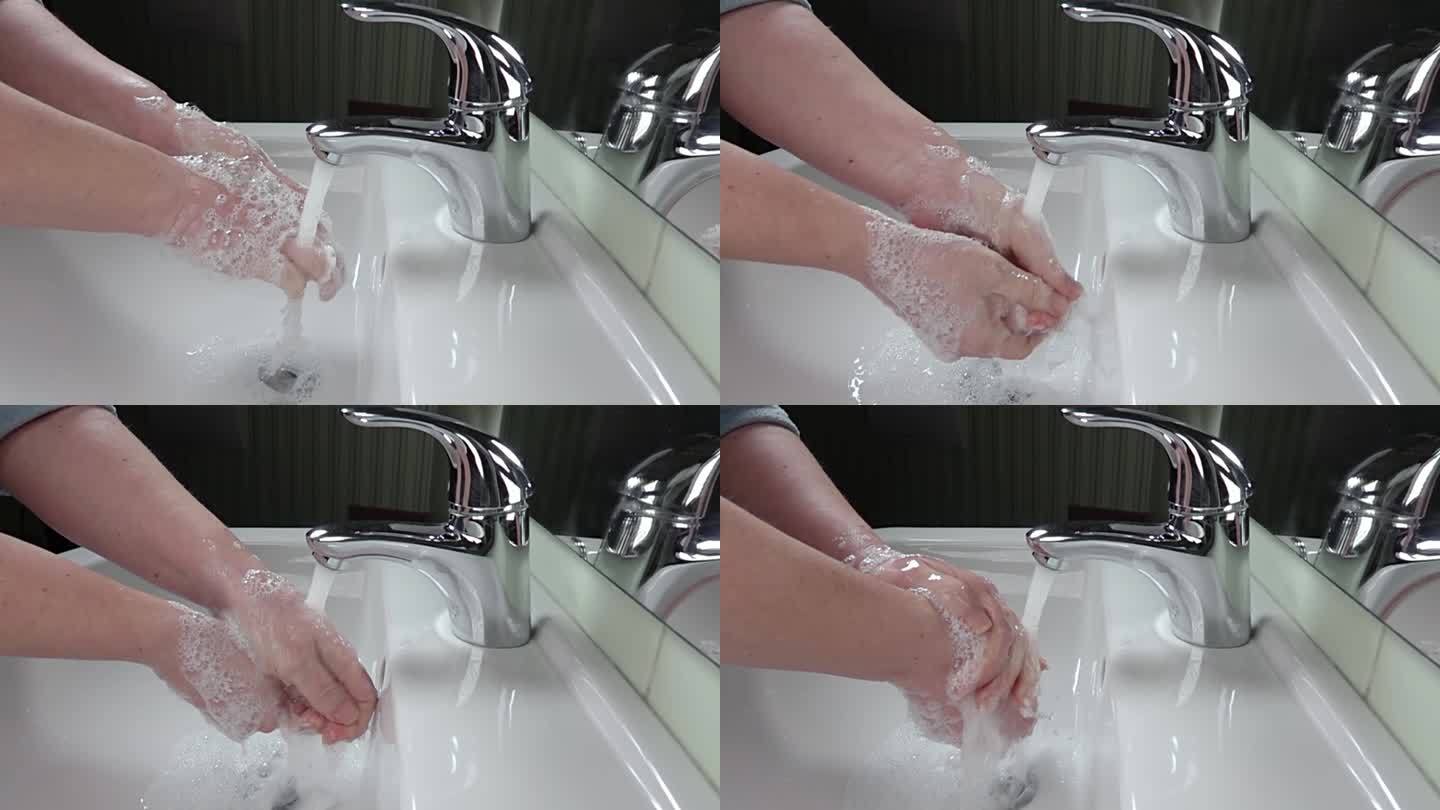 慢动作洗手