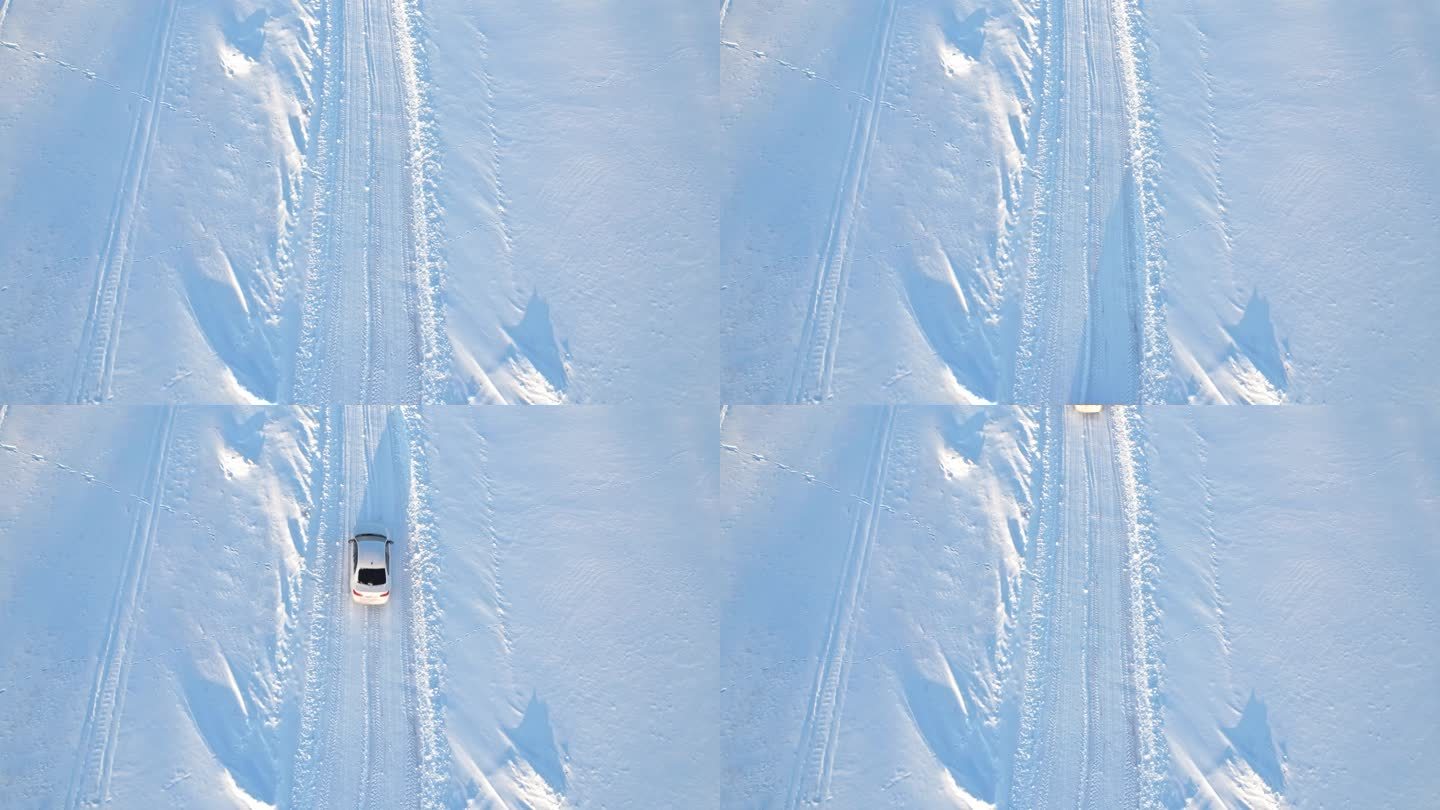 雪地上汽车奔驰