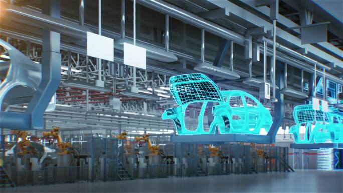 汽车工厂新能源 工业制造科技工厂